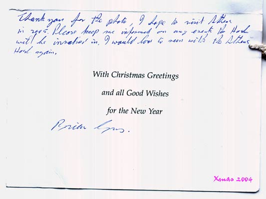 ... an example of a card cal christmas card 2006 christmas cards wording